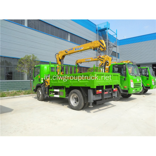 LHD lipat booming truk crane 5 ton